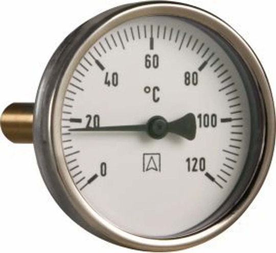 Afriso Διμεταλλικό Θερμόμετρο Bith 80 Fi80 Mm 0÷120°c L 150 Mm G1/2'' Ax Κλ 2 63809