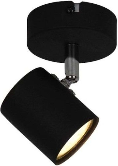Eko Light Decken- und Wandleuchte mit GU10 Fassung in Schwarz