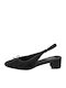 Celestino Обувки Slingback Велур Черни