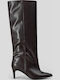 Damenstiefel mit Mittelhohem Absatz Braun