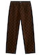 Men's Baggy Trousers Brown