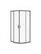 Cersanit Cabinet Duș U-Shaped Cu Cabina De Duș Glisantă 90x90x190cm Mat Negru