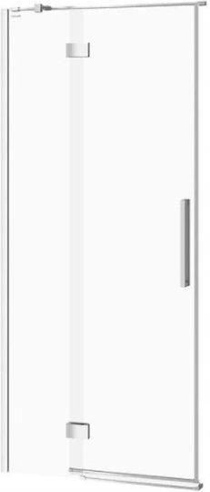 Cersanit Shower Cabin for Shower with Hinged Door 100x200cm Clear Glass