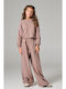Kids Set with Pants Winter 2 Pieces Brown