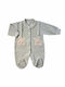 Sweet Baby Velvet Baby Bodysuit in Fawn Color G302-1
