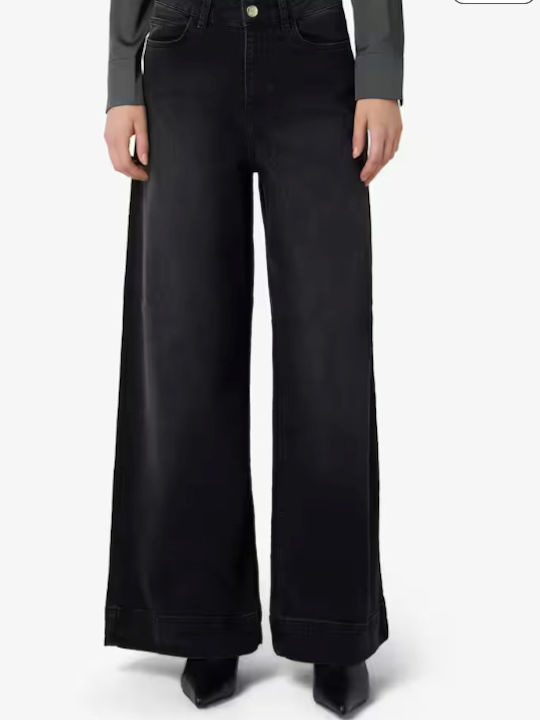 High Rise Women's Jean Pants Black