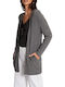 Damen Strickjacke Grau