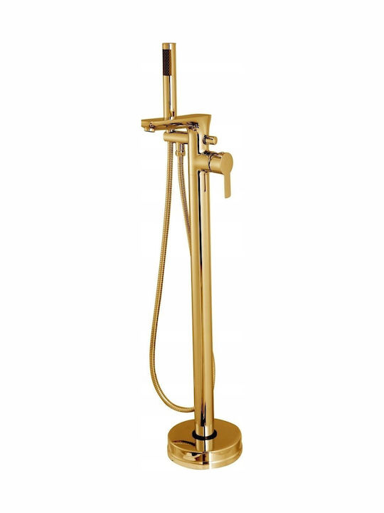 Invena Mischung Badewanne Komplettes Set Gold