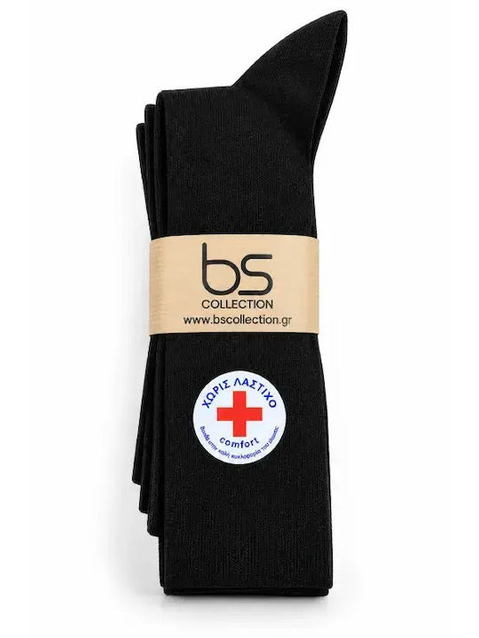 BS Collection Herren Socken Schwarz 3er Pack