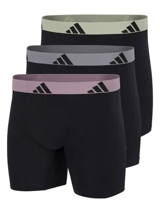 adidas Active Flex Ανδρικά Μποξεράκια Μαύρα 3Pack