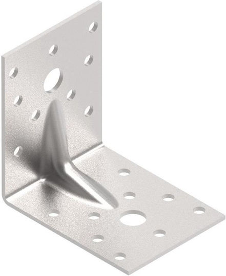 Arras Metallic Shelf Bracket In Silver Colour 70x70mm