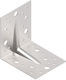 Arras Heavy-Duty Shelf Brackets Made of Metal in Silver Colour 100 Pieces