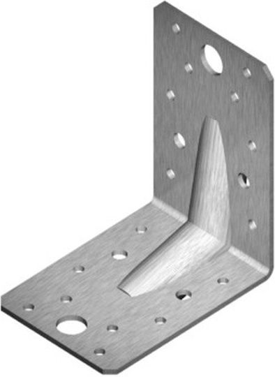 Arras Wooden Shelf Bracket In Silver Colour 90x90mm