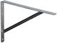 Dymo Corner Shelf from Metal in Silver Colour 200x250mm