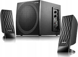 Microlab M 300 Computer Speakers 2.1 with Power 38W Black Microlab M 300 Computer Speakers 2.1 with Power 38W Black