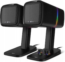 Sven G600 Компютърни говорители 2.0 с RGB осветление и Bluetooth Мощност 30W Черни