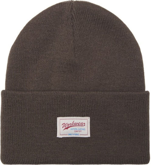 Beanie Căciulă pentru bărbați Tricotată în culoare maro