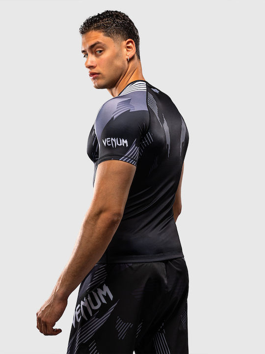Venum Männer Kampfkunstshirt VENUM-06256-108 für Jiu-Jitsu / MMA Schwarz