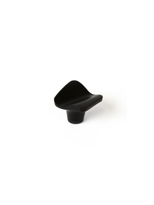 Domoletti Möbelgriff aus Metallisch Schwarz Durchmesser 32mm
