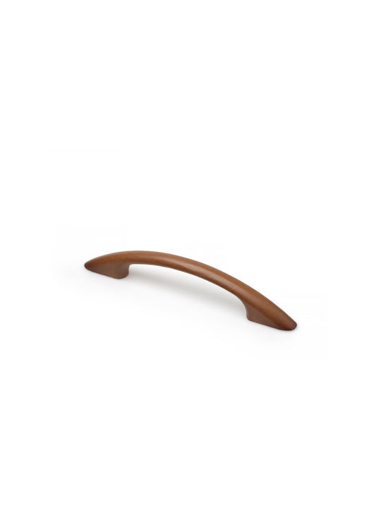 Domoletti Möbelgriff aus Metallisch Walnuss Farbe Φ7mm Lochabstände 96mm