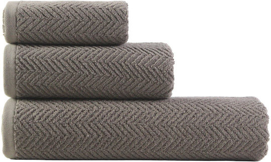 Domoletti Σετ 3τμχ Καφέ Βάρους 550gr/m²