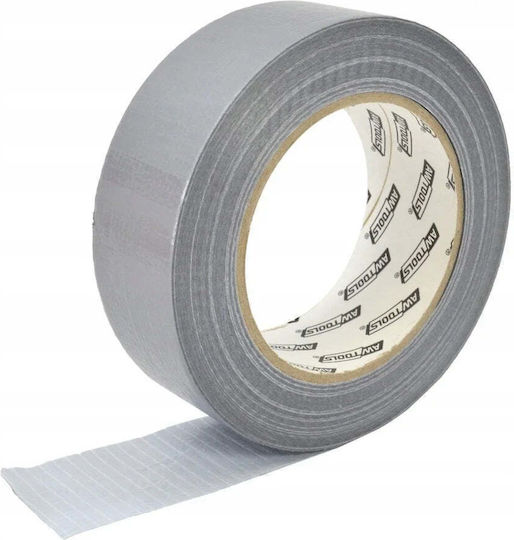 AWTools Adhesive Fabric Tape Silver 25mx48mm