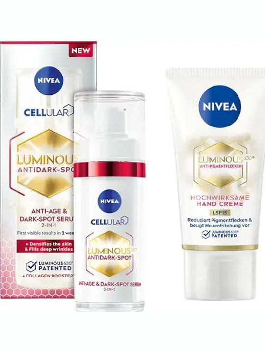 Serum tratament anti-rid Luminous 30 Ml + Cremă de mâini Luminous 50 Ml