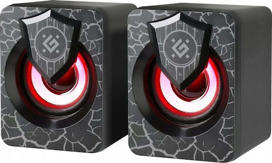Defender Onyx 2.0 Ηχεία Υπολογιστή 2.0 με Ισχύ 6W Γκρι