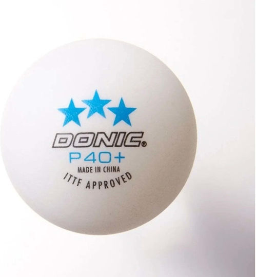 Donic P40+ 3 Звезди Топчета За Пинг-Понг 3 Бройки
