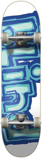 Logo 8.25" Скейтборд Дъска Къса Дъска Синя