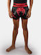Kinder Boxershorts Venum Attack Kids Muay Thai Shorts Schwarz Rot