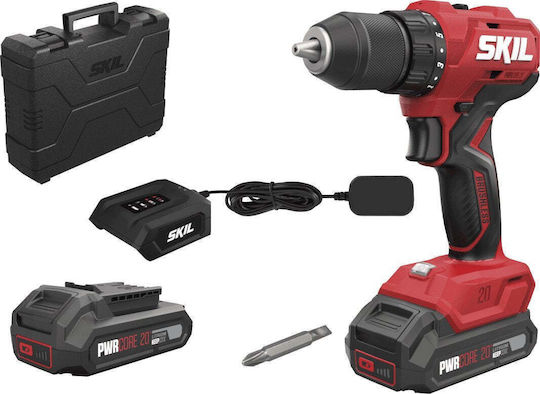 Skil 3011HB Șurubelniță Cu Percuție Cu Acumulator Fără Perii 20V 2x2Ah