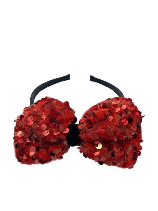 Kids Headband with Red Bow