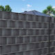 Material De Gard De Grădină Din PVC 19cm 20 Bucăți Gri