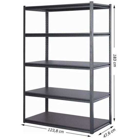 Stabilus Рафтове Дексион 123x47x183см с 5 Брой Рафтa Обща Товароносимост 1800kg