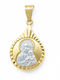 Daskalakis Kinder Amulet mit Jungfrau Maria aus 9K Gold 56746