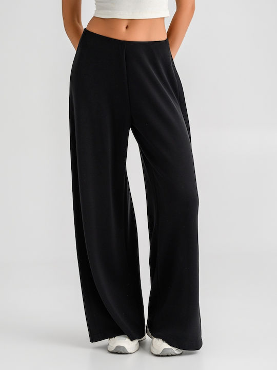 Flared Sweatpants Black