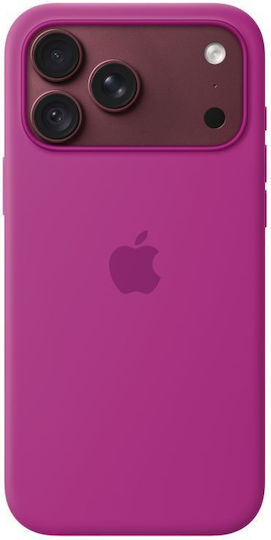 Apple Silicone Handyhülle Mit MagSafe Rückseite Magenta Für iPhone 18 Pro Max