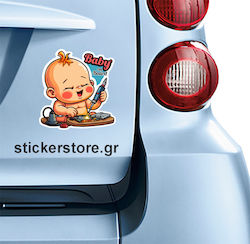 Αυτοκόλλητο Baby On Board No 298 Κωδ 53079 Αυτοκόλλητο Baby On Board No 298 Κωδ 53079