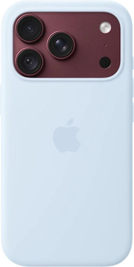 Apple Carcasă din silicon cu MagSafe Back Cover Albastru Crisp (iPhone 18 Pro)