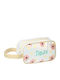 Women's Transparent Waterproof Travel Toiletry Bag Beige Handle