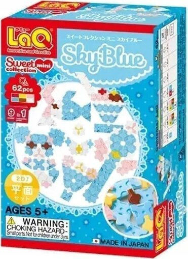Blokq Educational Building Blocks Mini Sky Blue Construction Set Girls Blue