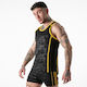 Locker Gear Top sexy pentru bărbați galben