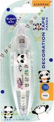 Starpak Διακοσμητική Ταινία Panda 6mm X 4m Αυτοκόλλητη Ταινία Χειροτεχνίες