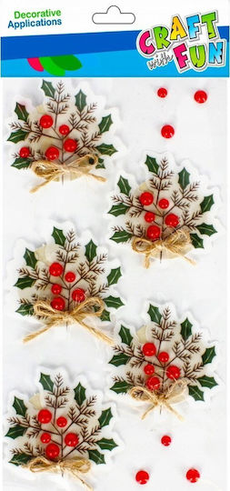 Craft with Fun 3D Aufkleber Dekoration Zweige 5 Stück Cf 12/288