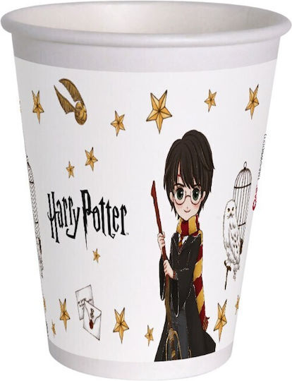 Harry Potter Paper Glasses 250 Ml 8 Pieces