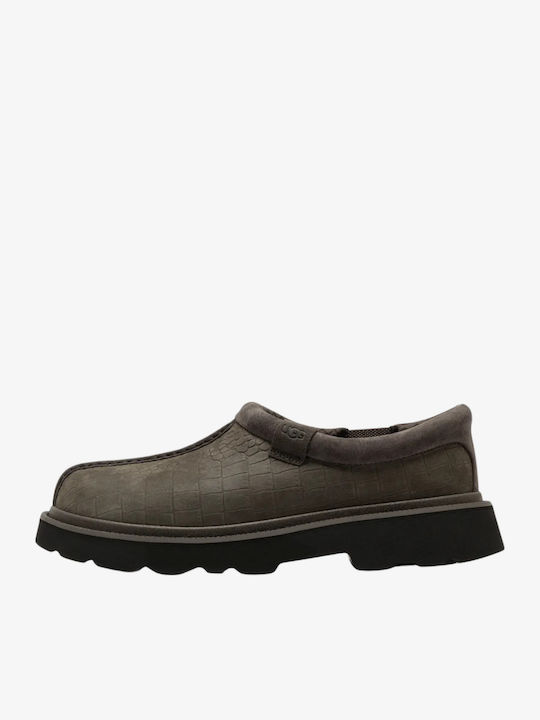 Tasman Lug Embossed Κλειστές Ανδρικές Παντόφλες Dense Smoke