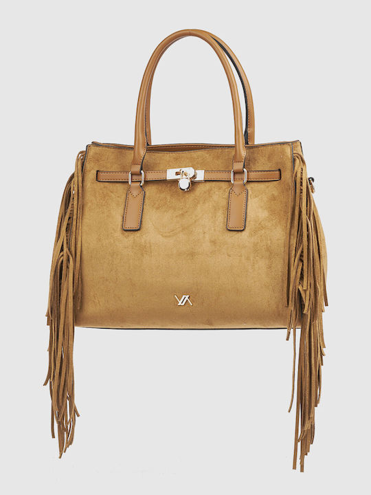 Verde Verde Damen Handtasche Handtasche Kamel