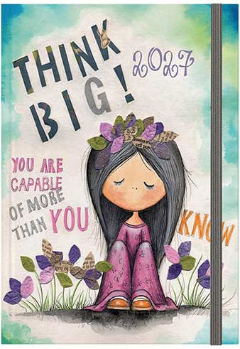 Linardatos Girls A Daily Agenda B6 2027 12x17cm