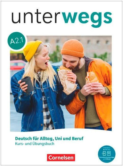 Unterwegs A2.1 Kursbuch Und Ubungsbuch Κουκίδης Σπύρος Εξώφυλλο Unterwegs A2.1 Kursbuch Und Ubungsbuch Κουκίδης Σπύρος Εξώφυλλο